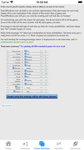 CFB Playoff Predictor screenshot 2