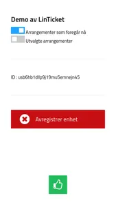 LinTicket skanner screenshot 2