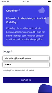 CodePayr Scanner App screenshot 2