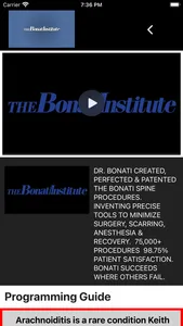 BSI The Bonati Spine Institute screenshot 2