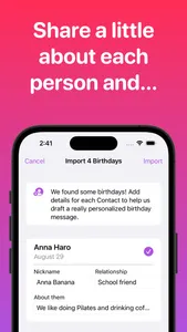 Happy Birthday Wishes - Hooray screenshot 3