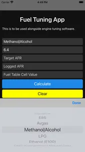 Fuel Tuning screenshot 1