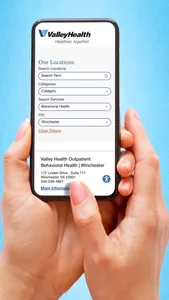 MyValleyHealth screenshot 1