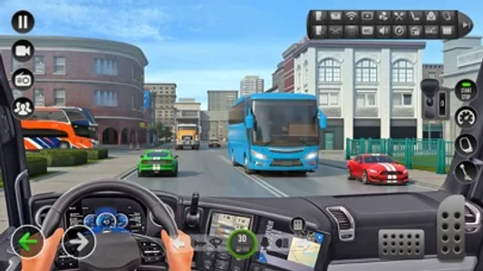 #1 bus driving sim games pro + screenshot 0