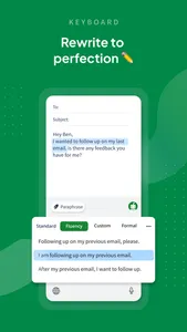 QuillBot: AI Writing, Keyboard screenshot 2