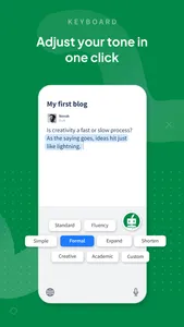 QuillBot: AI Writing, Keyboard screenshot 5