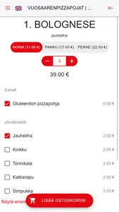 Vuosaaren Pizzapojat screenshot 2