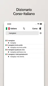 Dizionario Corso-Italiano screenshot 0