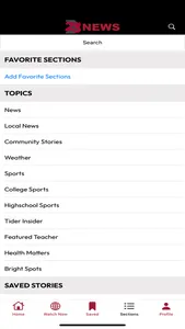 WVUA 23 News screenshot 1