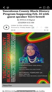 WVUA 23 News screenshot 2