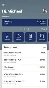 Icon Business Bank Mobile screenshot 1