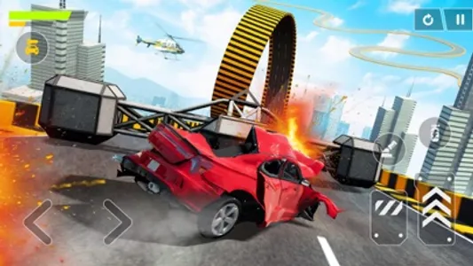 Flying Car Crash: Real Stunts screenshot 3