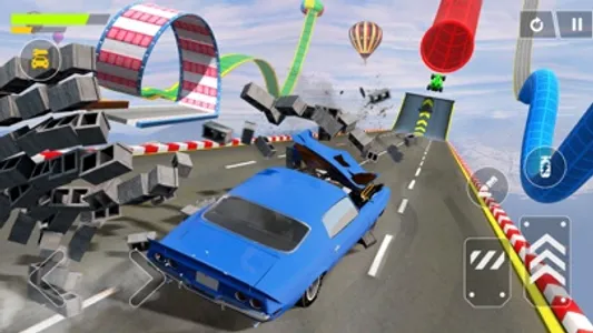 Flying Car Crash: Real Stunts screenshot 4