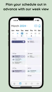 Homework Tracker: Recitation screenshot 3