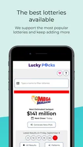 Lucky Picks - Smart Numbers screenshot 3