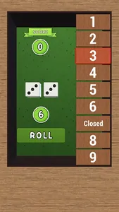 Shut the Box screenshot 1