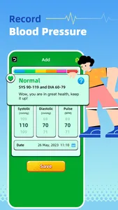 Pocket Blood Pressure&BP log screenshot 2