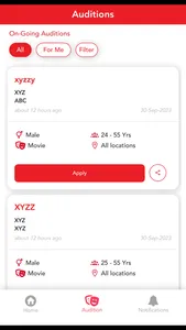 YRF Casting screenshot 1