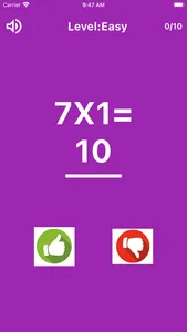 Sprint Math screenshot 2