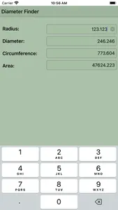 Diameter Finder - Circle Calc screenshot 0