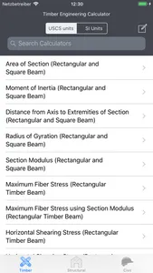 Timber Engineering Calculator screenshot 1