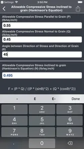 Timber Engineering Calculator screenshot 2