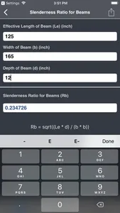 Timber Engineering Calculator screenshot 4