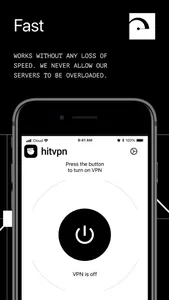 HitVPN - fast & secure VPN screenshot 1