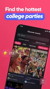 Connyct: College Social Events screenshot 0