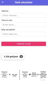 EMS Drip Calc Lite screenshot 1