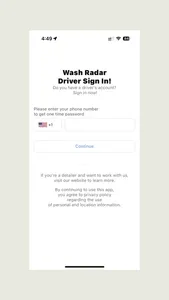 Wash Radar Driver screenshot 0