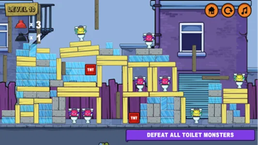 Angry Plunger: Toilet Monster screenshot 1