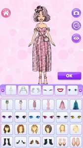 Chibi Dolls Dress Up & Makeup screenshot 1