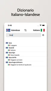 Dizionario Islandese-Italiano screenshot 2
