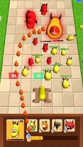 Banana Merge : Fruit Fight screenshot 0