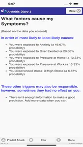 Arthritis Diary 3 screenshot 3