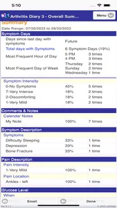 Arthritis Diary 3 screenshot 6