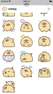 soft pig sticker screenshot 2