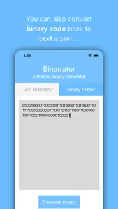 Binarrator - binary translator screenshot 4