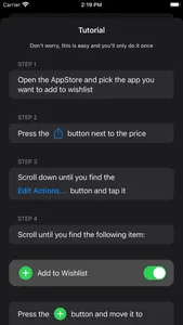 Add to Wishlist for AppStore screenshot 4