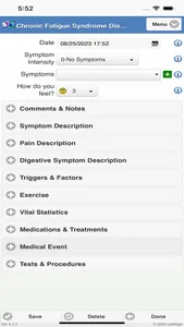 Chronic Fatigue Diary 3 screenshot 3