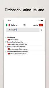 Dizionario Latino/Italiano screenshot 0