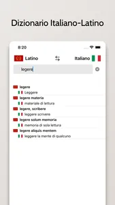 Dizionario Latino/Italiano screenshot 2