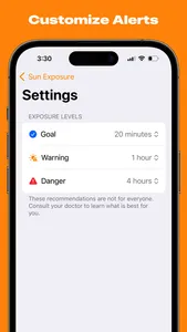 Sun Exposure: Time in Daylight screenshot 1