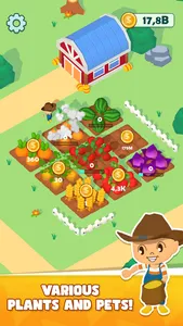 Farm Land: Idle Tycoon screenshot 1