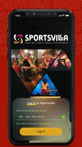 Sportsvilla - Events & Sport screenshot 1