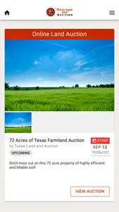 Texas Land and Auction screenshot 0