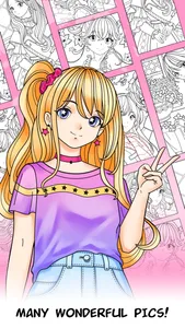 Anime Games Coloring Book screenshot 1