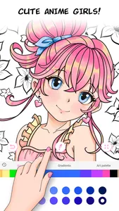 Anime Games Coloring Book screenshot 2