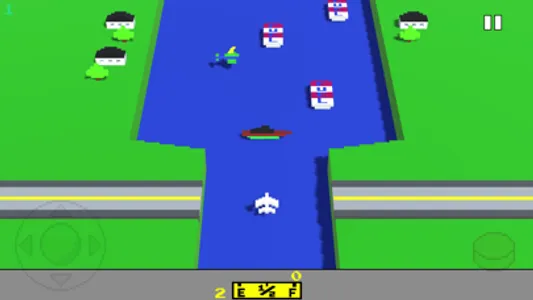 River Flight Retro Game screenshot 0